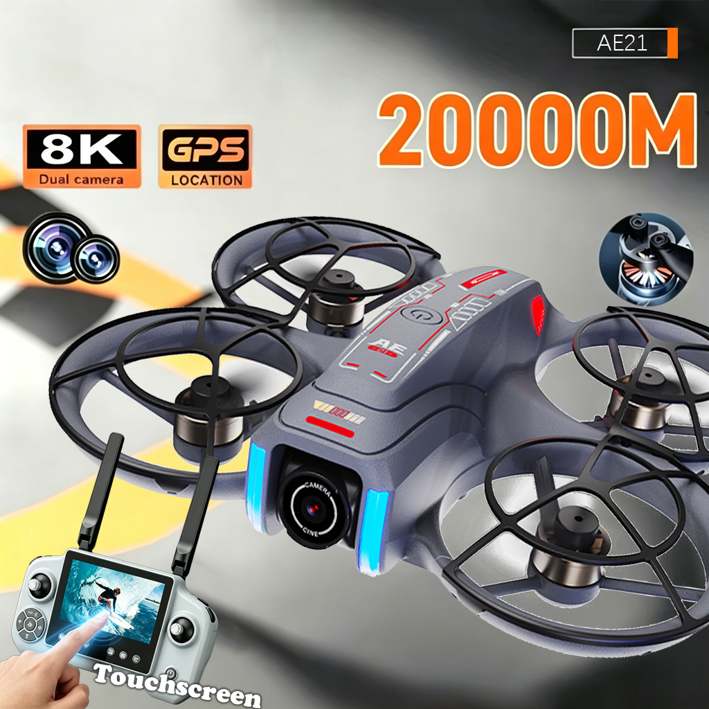 Drone Rc Team City - Upgrade AE21 Aerial Drone 8K HD