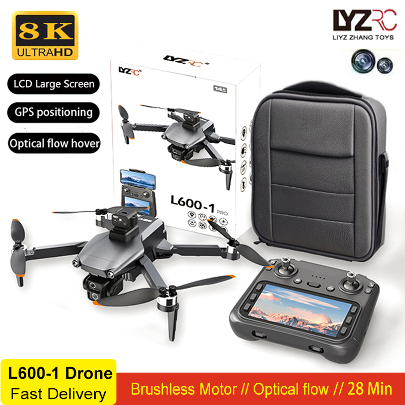 Drone Rc With Screen - L600-1 Pro MAX GPS Drone 8K