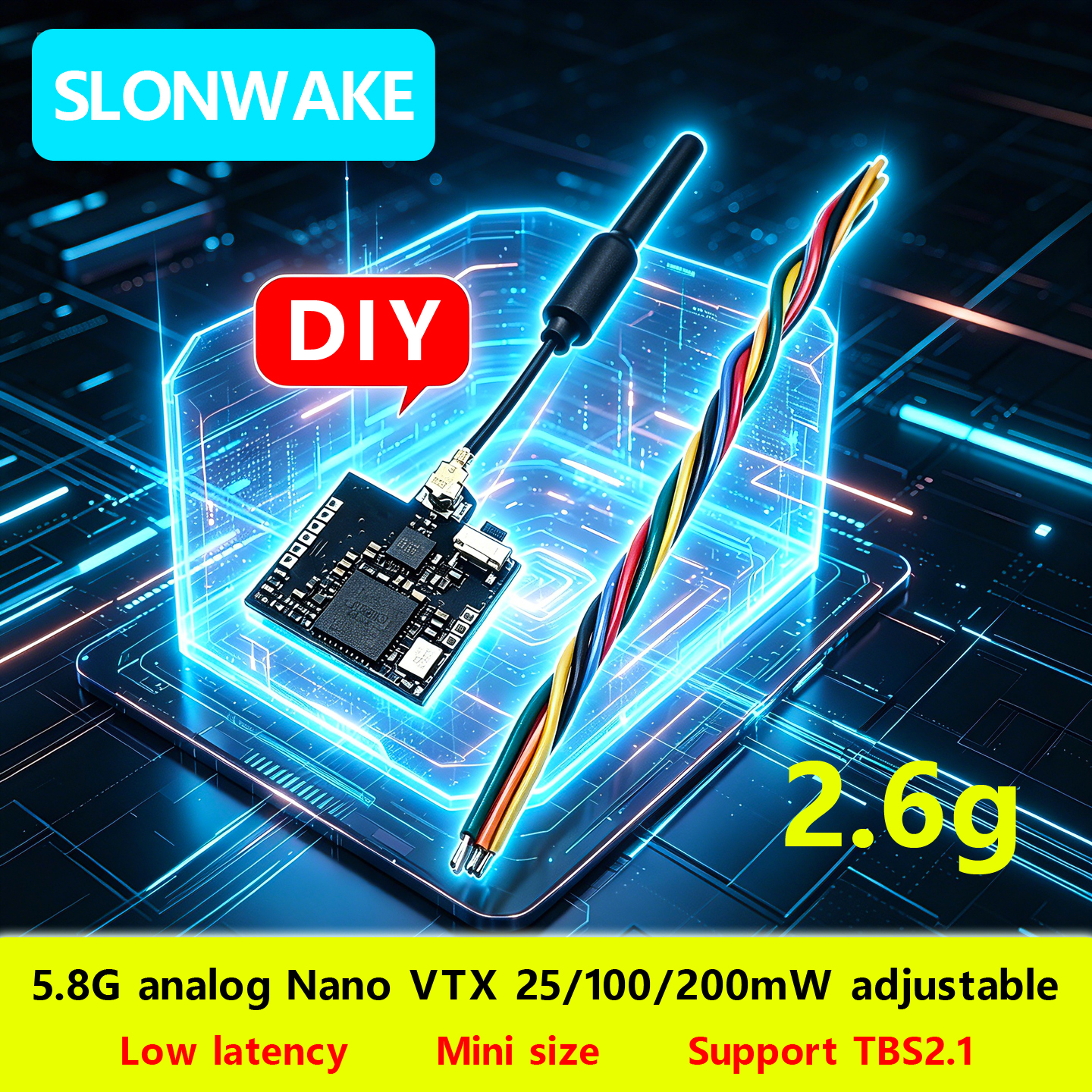 Drone With Rc Controller - SLONWAKE Nano 5.8G 48CH 200mW Micro