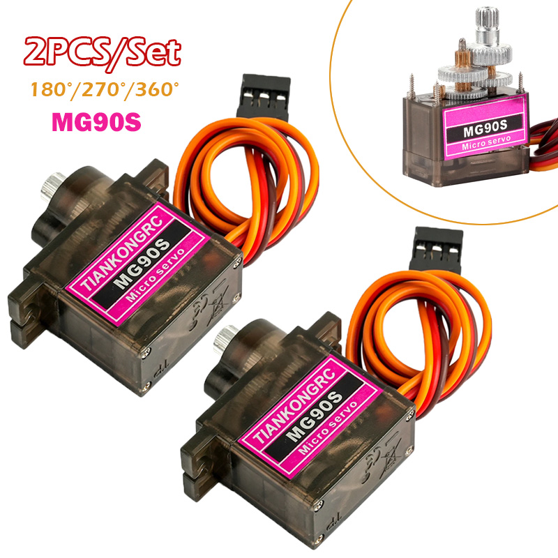 2PCS MG90S Full Metal Gear Mic - Drone Rc Diy 리뷰 및 가격