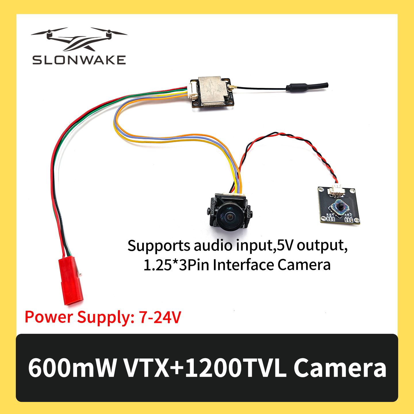 SLONWAKE 5.8G 600mW 7-24V FPV  - Drone Rc Remote Control 리뷰 및 가격