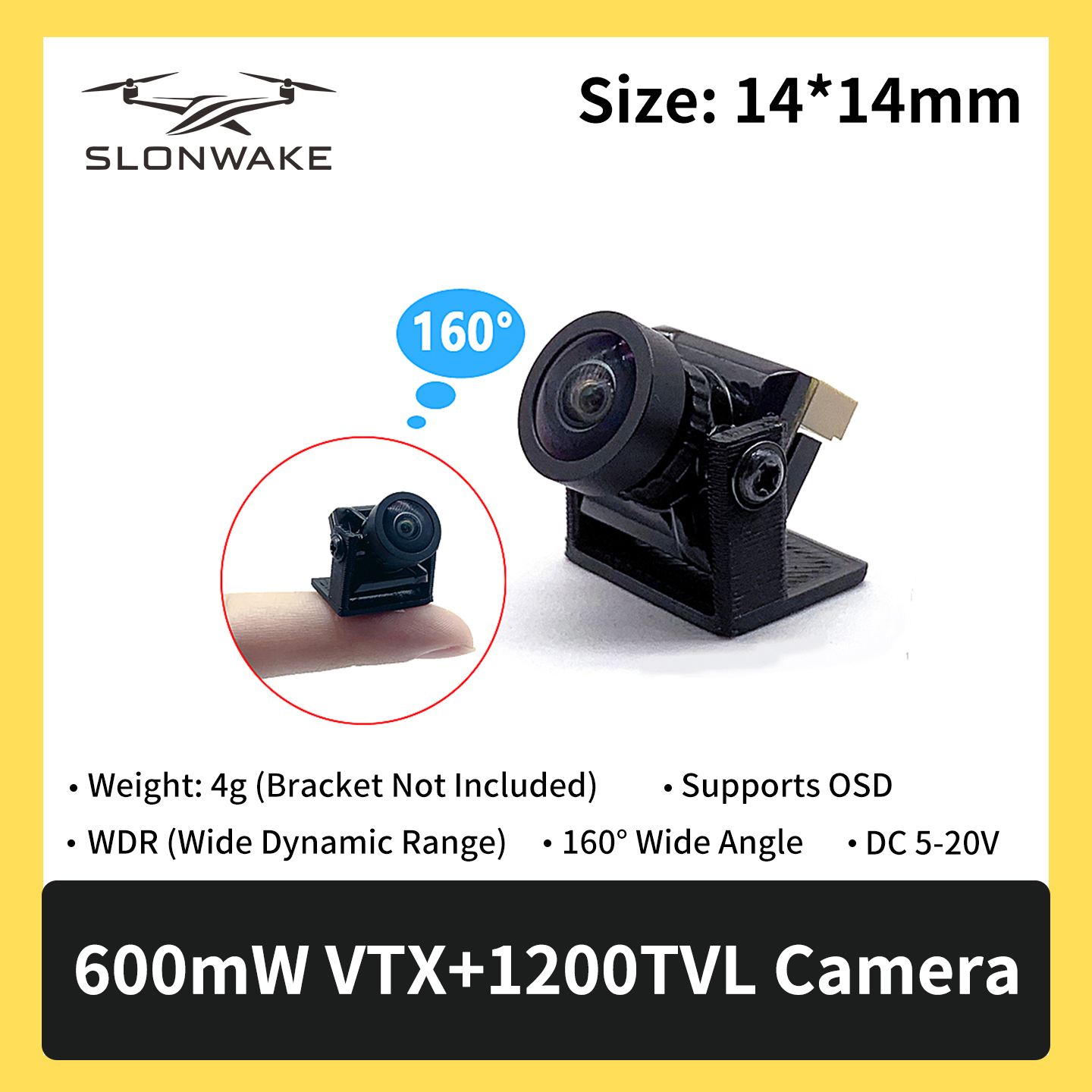 SLONWAKE 5.8G 600mW 7-24V FPV  - Drone Rc Remote Control 리뷰 및 가격