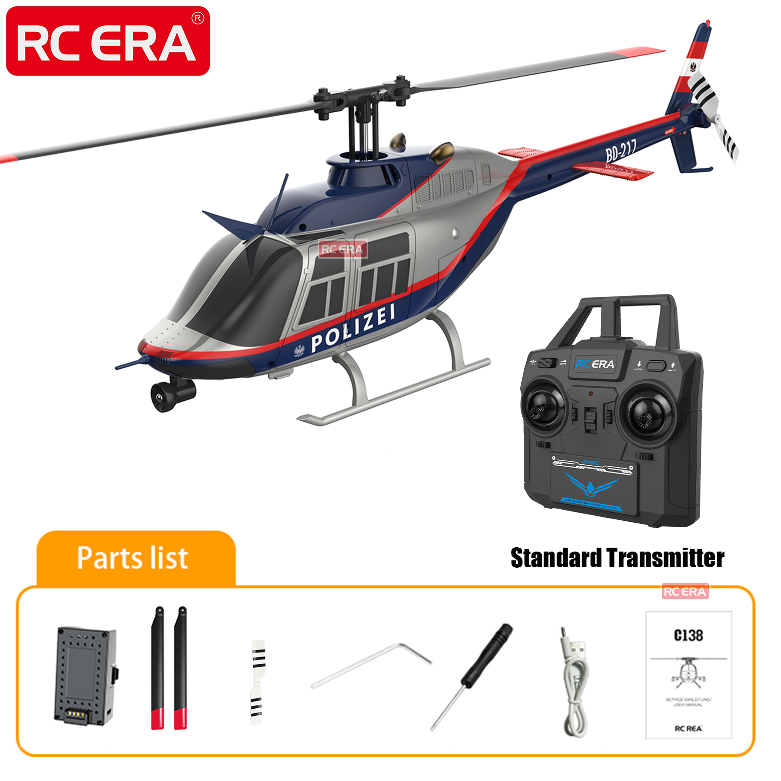 RC ERA C138 BELL 206 Jet Range - Rc Helicopter Gyro 리뷰 및 가격