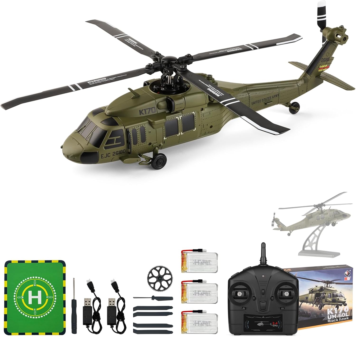 WLtoys K170 Brushless 4-CH RC  - Rc Helicopter Gyro 리뷰 및 가격