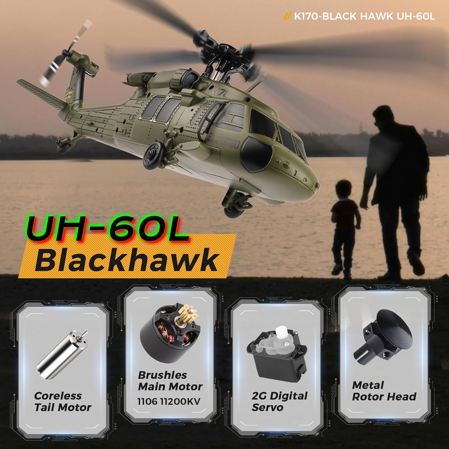 WLtoys K170 Brushless 4-CH RC  - Rc Helicopter Gyro 리뷰 및 가격