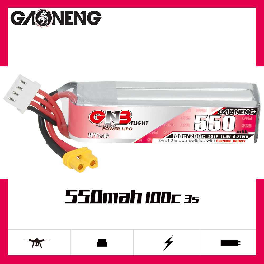 GNB HV 11.4V 550mAh 100C/200C  - Drone Rc Leading 리뷰 및 가격