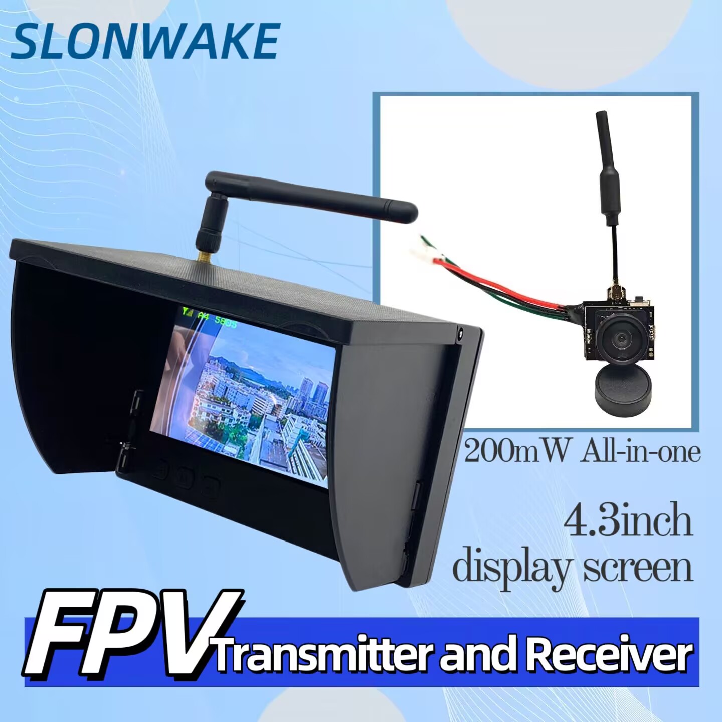 SLONWAKE 5.8G Analog Video Tra - Drone Rc With Screen 리뷰 및 가격