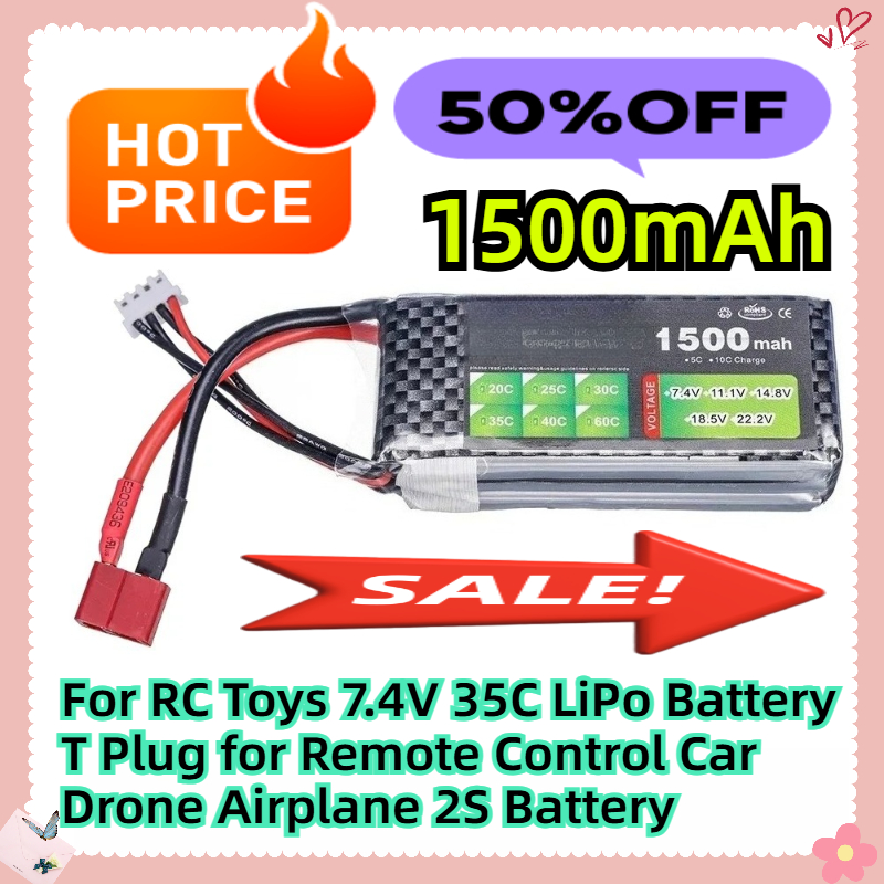 For RC Toys 7.4V 1500mAh 35C L - Drone Zll Rc 리뷰 및 가격