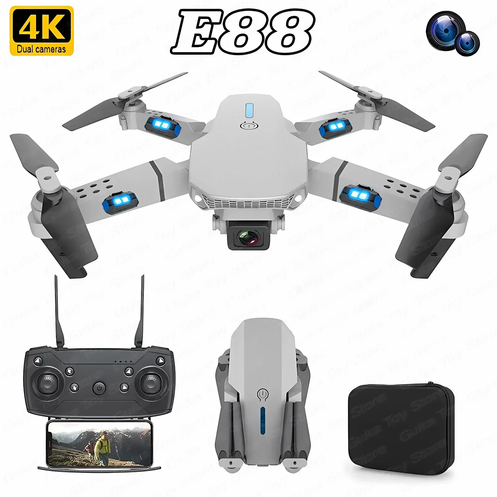 E88 Pro WIFI FPV Drone Wide An - Drone Rc Foldable 리뷰 및 가격