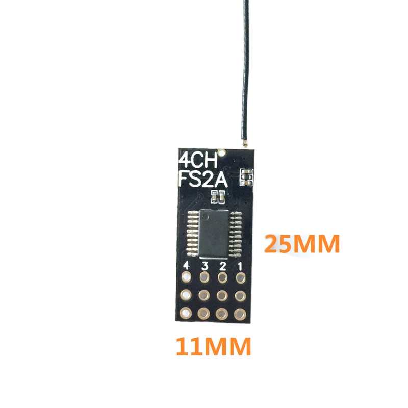 Flysky FS2A Mini Receiver 4CH  - Drone Rc Leading 리뷰 및 가격