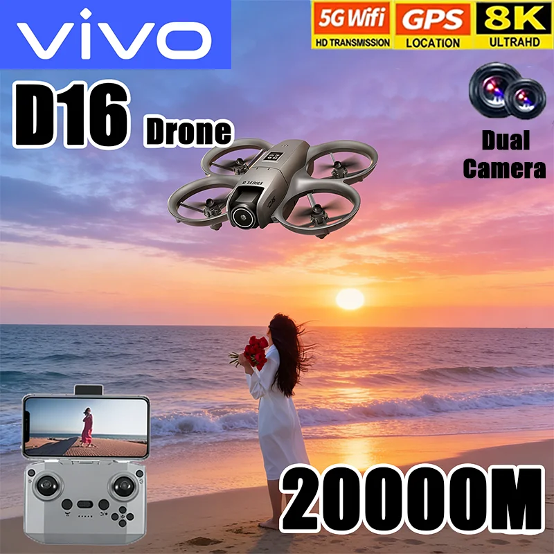 VIVO D16 Mini Drone 8K Camera  - Drone Rc Holder 리뷰 및 가격