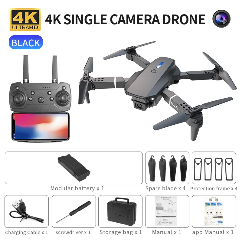 E88 ProIntelligent Folding Dro - Drone Rc Team City 리뷰 및 가격