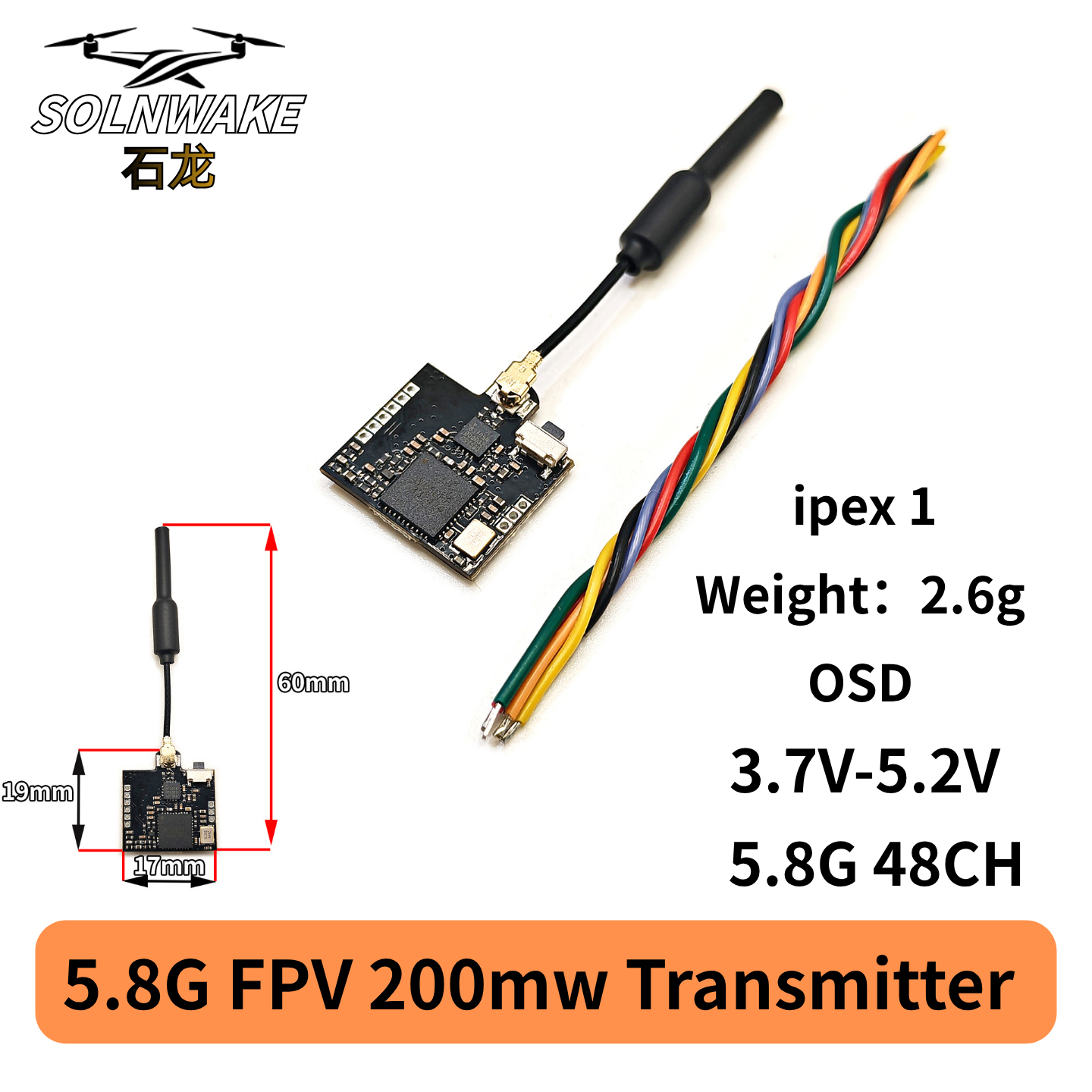 SLONWAKE Nano 5.8G 48CH 200mW  - Drone With Rc Controller 리뷰 및 가격