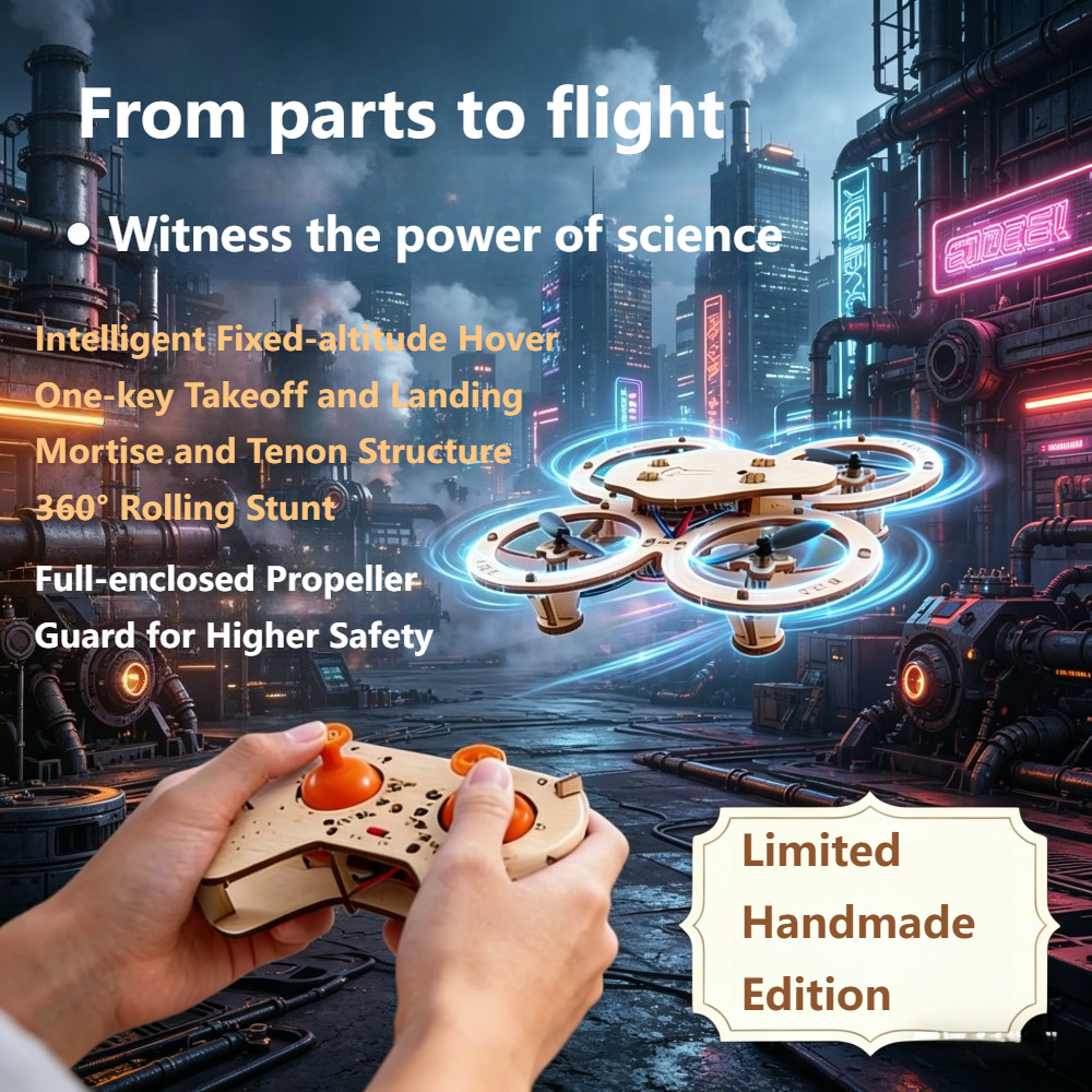 2026 New Wooden DIY Assembled  - Drone Rc Remote Control 리뷰 및 가격