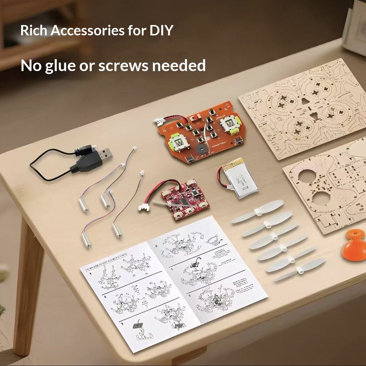 2026 New Wooden DIY Assembled  - Drone Rc Remote Control 리뷰 및 가격