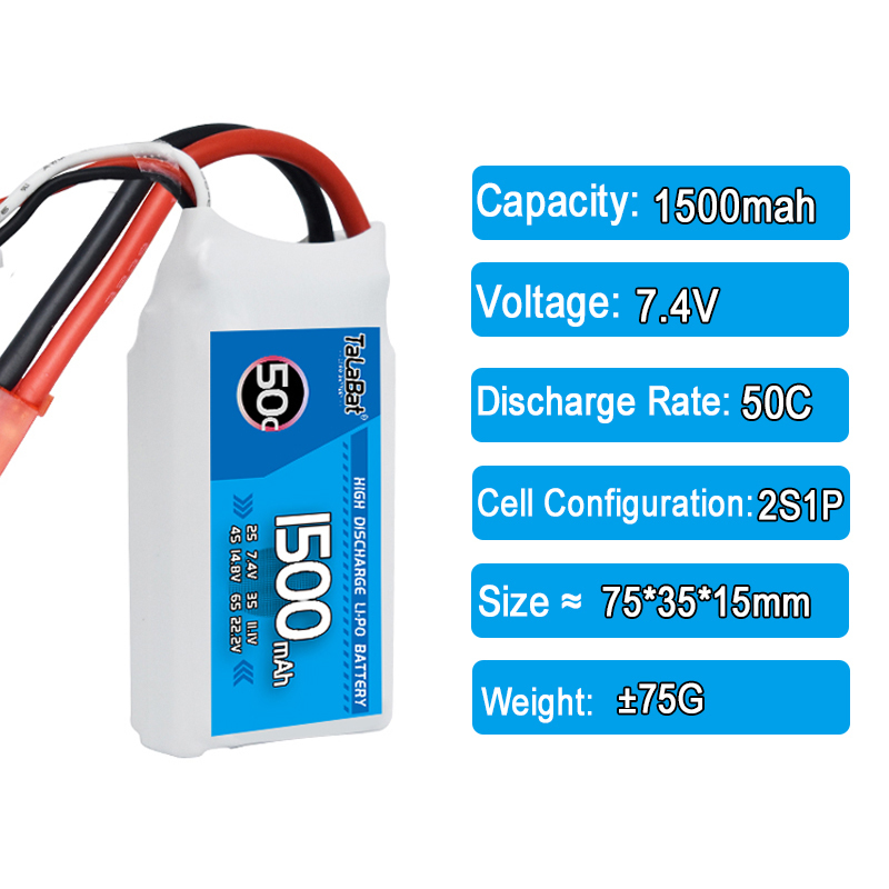 3Pcs TalaBat 50C 1500mAh 7.4V  - Drone Zll Rc 리뷰 및 가격