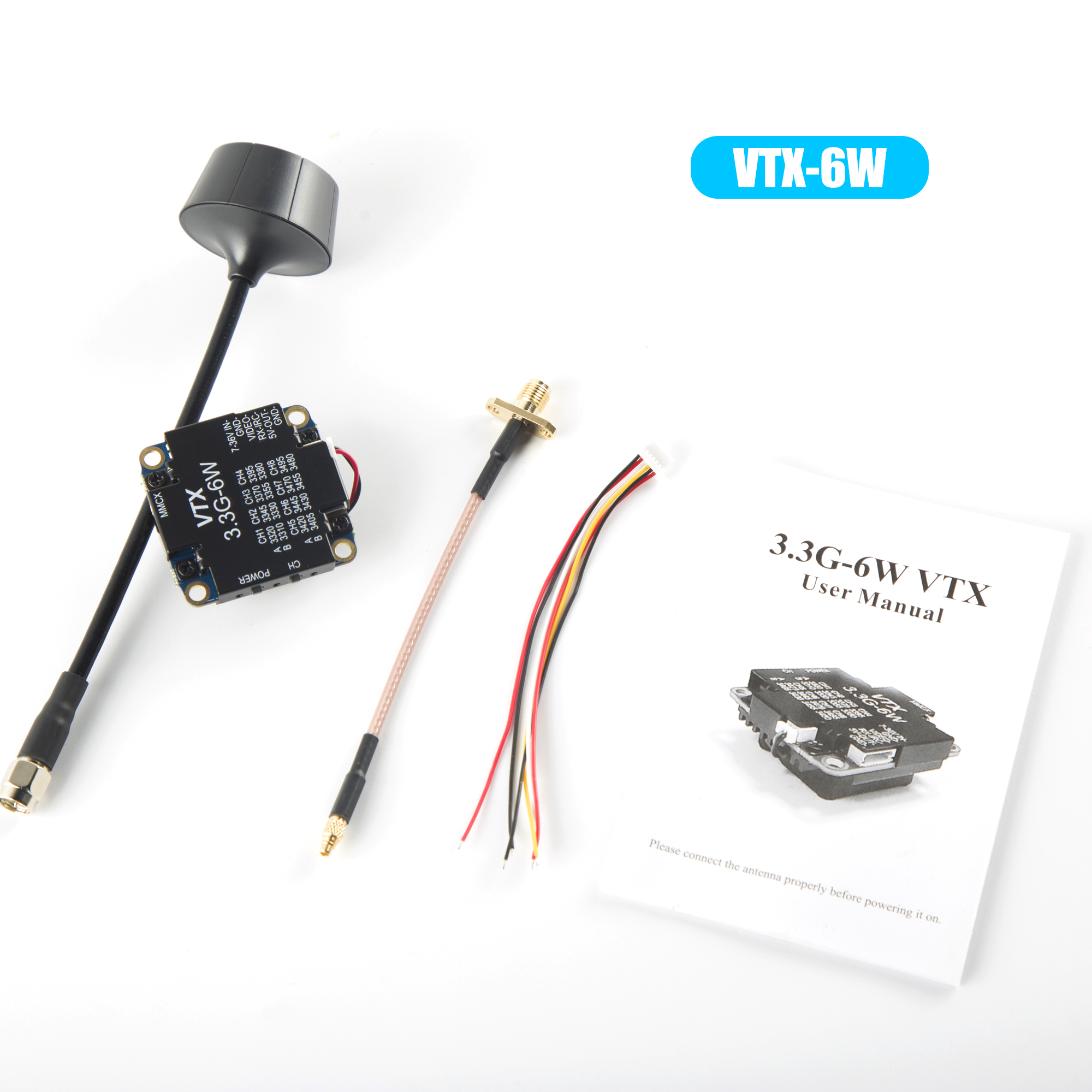 FPV Video Transmitter 3.3G 6W  - Drone Rc Remote Control 리뷰 및 가격