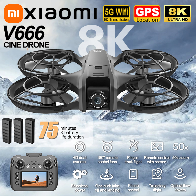 Xiaomi V666 Drone 8K Aerial HD - Drone Rc Team City 리뷰 및 가격