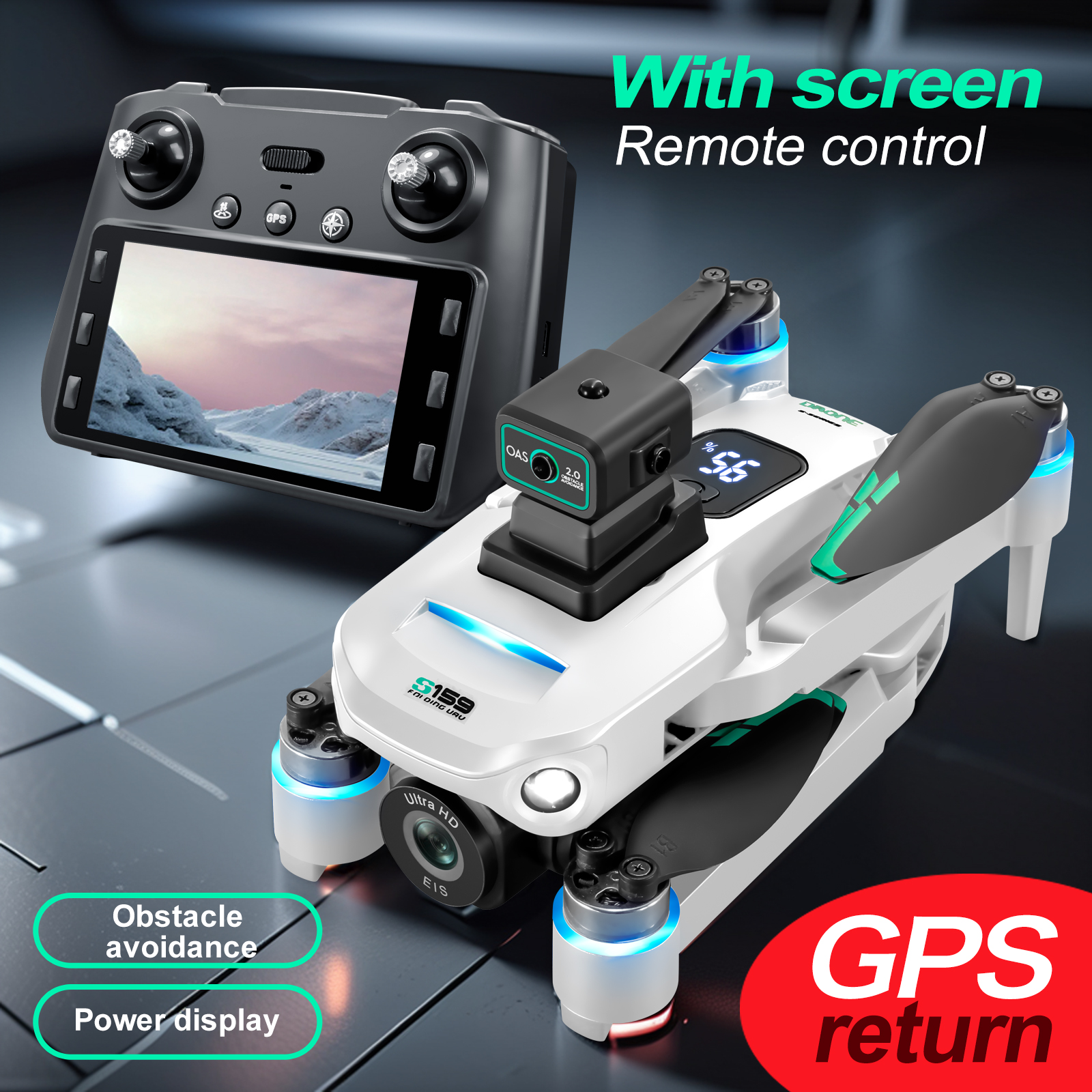 S159 GPS Drone 4K Profesional  - Drone Rc Team City 리뷰 및 가격