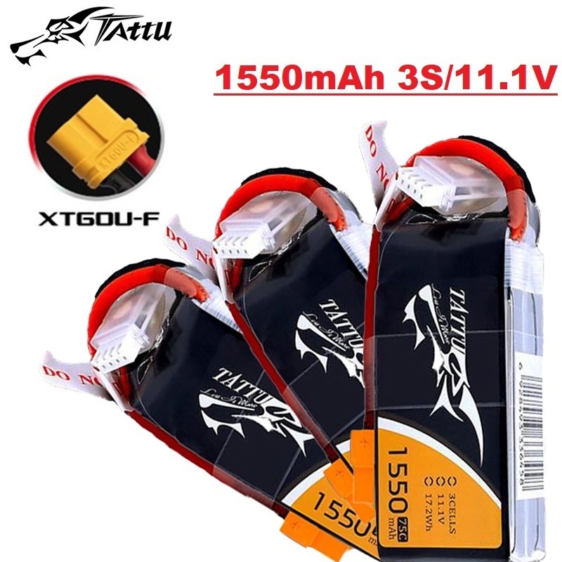 TATTU 3S 11.1V 1550mAh 75C LiP - Drone Zll Rc 리뷰 및 가격